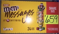 M&M's share size 24ct exp 8-2021