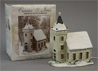 Currier & Ives Lighted Sunday Winter Scene