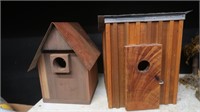 2 Handmade Birdhouses