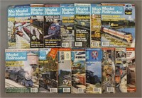 16 - 1990's Model Railroader Magazines