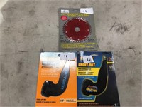 2-Grout outs-41/2” diamond saw blade wet/dry