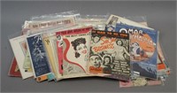 99 Early 1900's-1960's Sheet Music Pamphlets