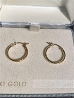 14 karat gold earrings