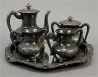 Vintage Barbour Embossed Tea Set
