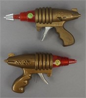2 Vintage 1960's Sparking Razor Ray Guns