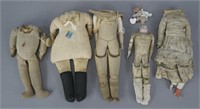 Vintage Doll Bodies - Leather - Straw Stuffed