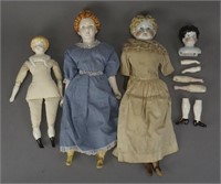 Handmade Vintage Ceramic Dolls & Parts