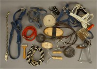 Assorted Horse Grooming Tools & Leads / Halters