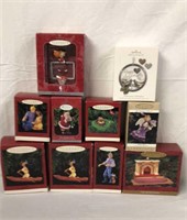 10 Hallmark Ornaments in Box