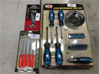 Assortment of mechanics tools