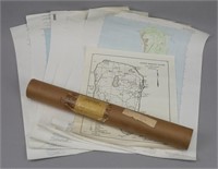 Vintage Michigan Topographical Maps