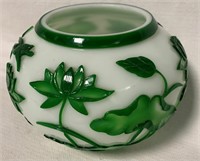 Chinese Peking Cameo Glass Bowl