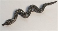 Sterling Silver Snake Pin
