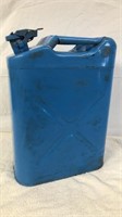 Bold Blue Jerry Gas Can