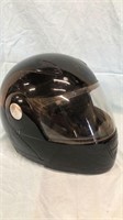 Black Motorcycle Helmet w/ Face Shield