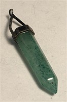 Sterling Silver And Jade Pendant