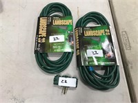 2- Landscape 20’ extension cord