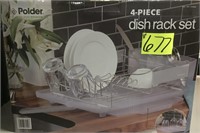 Polder 4pc dish rack set