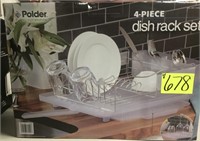 Polder 4pc dish rack set