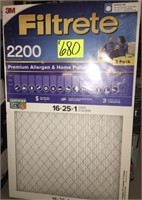 Filtrete 2200 air filter 16x25x1 3pk