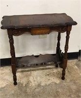 Antique Walnut Accent Table