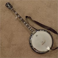 Gipson 5 String Banjo w/Case (Nice)