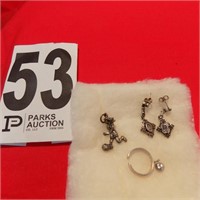 All 925 Sterling Ear Ring - Charm