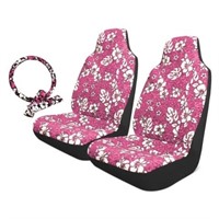 NEW Hawaiian Pink Seat Cover Combo Kit