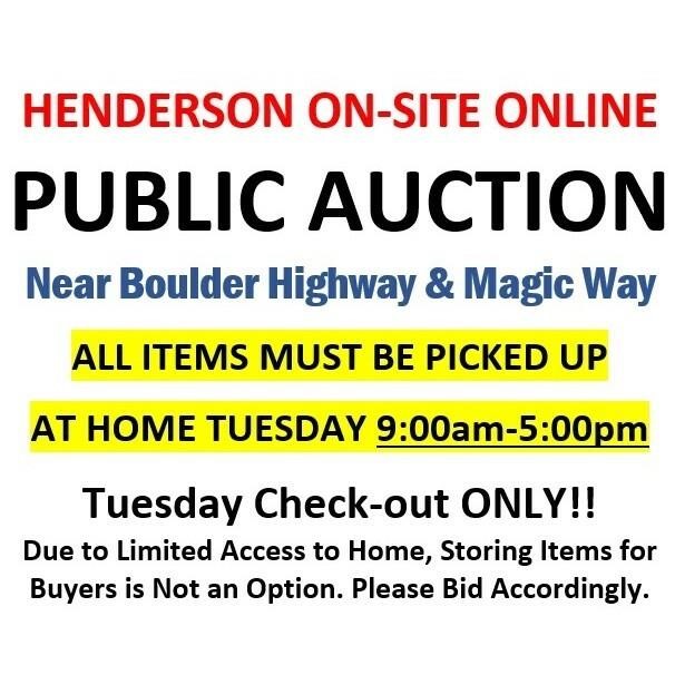 BOULDER HWY & MAGIC WAY ON-SITE ONLINE  AUCTION 11/23 @6pm