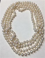 84" Large Pearl Necklace