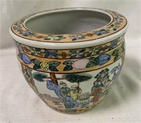 Oriental Porcelain Hand Decorated Bowl