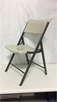 Lifetime folding plastic chair
