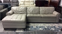 2 pc chaise sectional  sofa