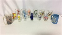 14 Collector cartoon drinking glasses