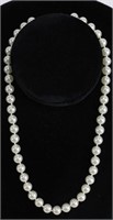 SINGLE STRAND 23MM NATURAL PEARL NECKLACE