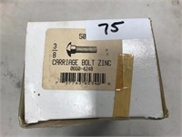3/8 “ x 4” carriage bolts