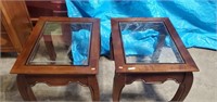 2 End Tables  22" x  27" x 21"