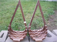 AWESOME GEOMETRIC WOODED PLANTER BASKETS