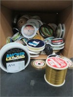 BOX OF LARGE ASSORTMENT FISHING LINE