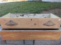 ANTIQUE DRAWERS FOR REPURPOSE 33X14 INCHES