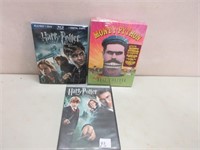 HARRY POTTER AND MONTY PYTHON DVDS