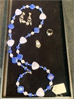Caroline Pollack Designer Necklace Lapis Lazuli
