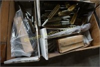 Pallet of Various Brushes and Sanding Tools