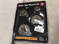 Tool rich tape measure set