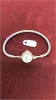 14k gold ladies Rolex wrist watch vintage