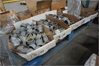 Pallet of Misc Pipe Fittings and Files