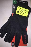 Spyder gloves XL