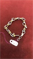 sterling and copper bracelet