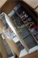 Pallet of Bearings, Taps, Dyes, and Drill Bits