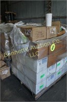 Pallet of Office Supplies - Paper and Notebooks